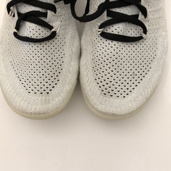 NIKE AIR VAPORMAX FLYNIT 2 WHITE GRAY RUNNING SNEAKERS MENS SIZE 7 - Picture 8 of 16